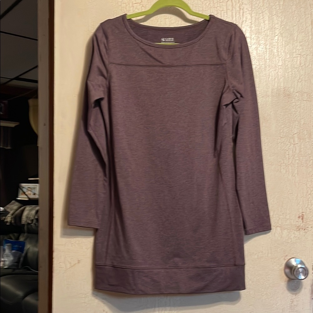 Purple Long Sleeve Top